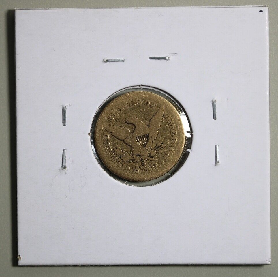 1872-S Liberty Head Gold Quarter Eagle $2.50 - San Francisco - F