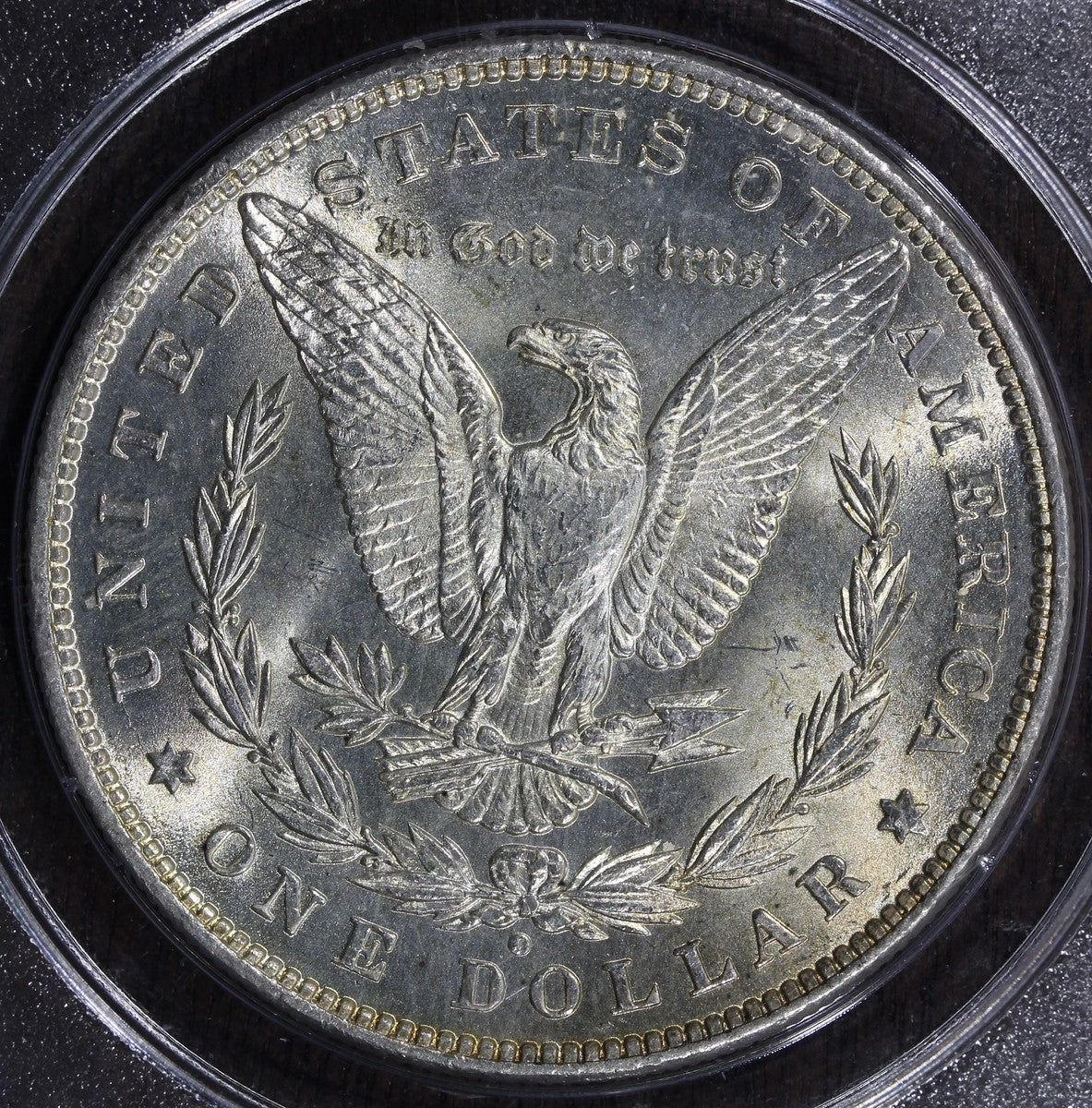1880-O (MS63 CAC) Morgan Silver Dollar $1 PCGS Rattler - Better Date