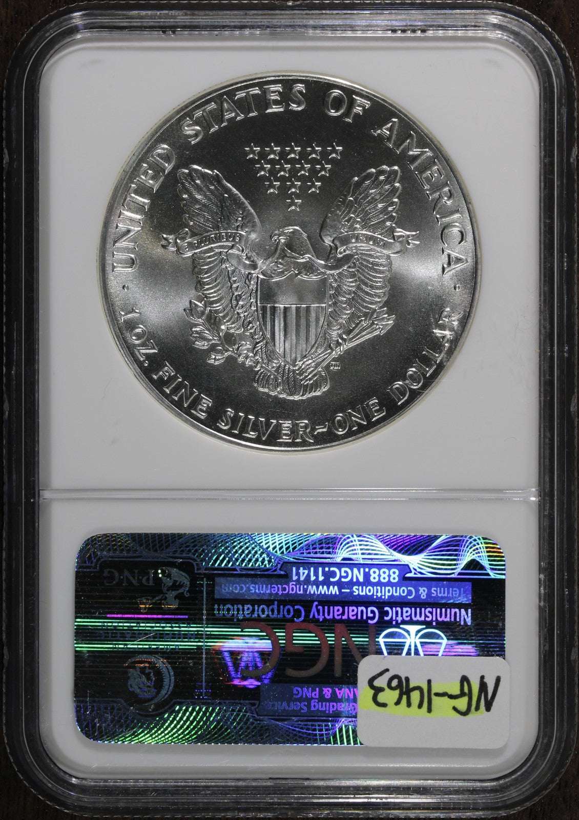 1986 (MS70) American Silver Eagle ASE $1 NGC - First Year Flawless