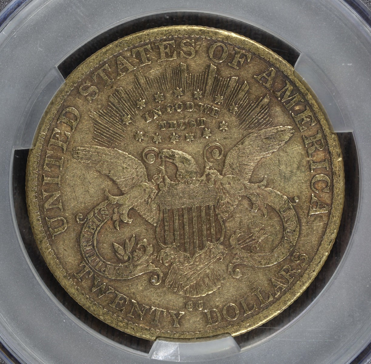 1890-CC (XF45 CAC) Liberty Head Gold Double Eagle $20 CACG - Carson City Gold