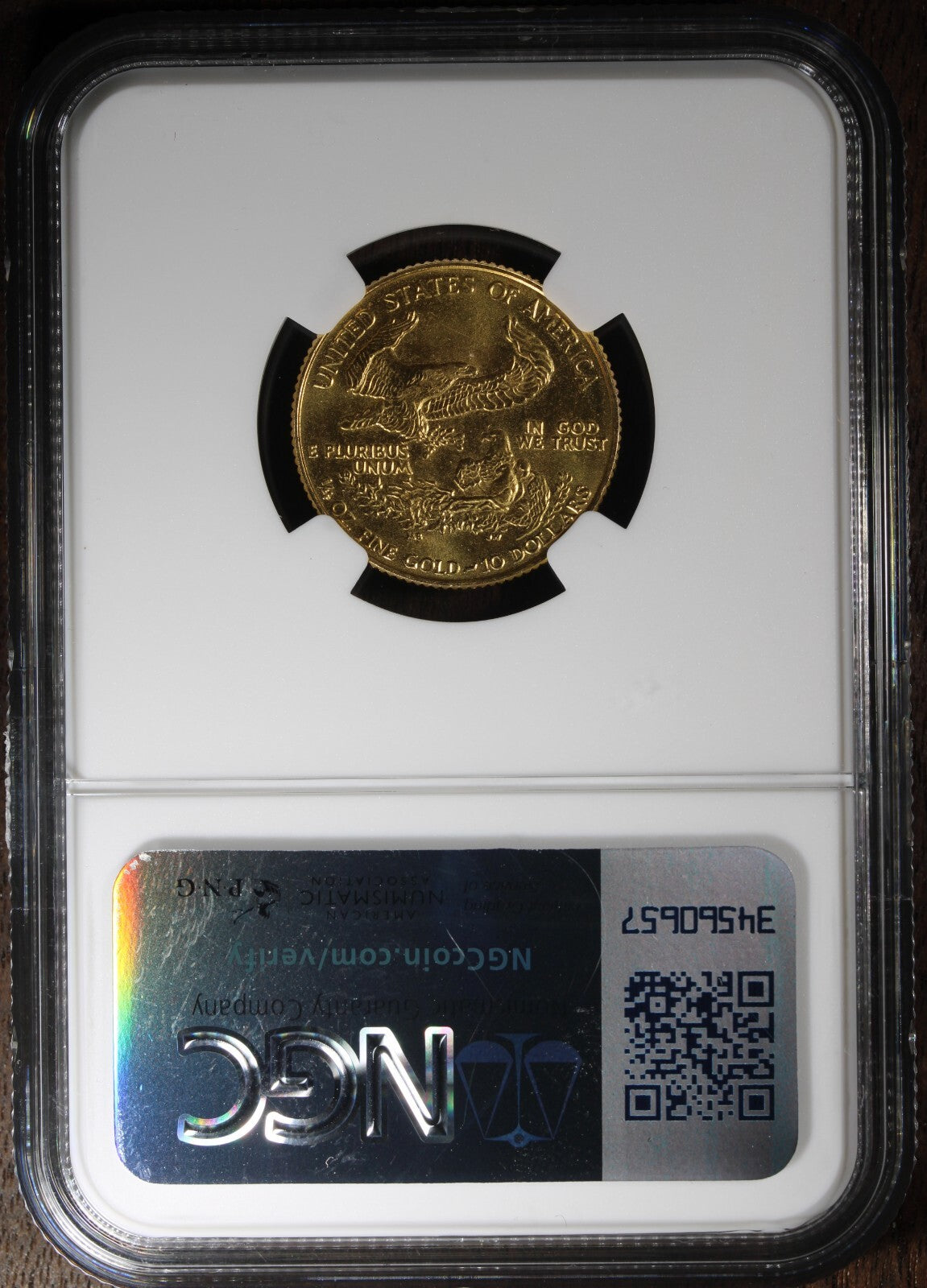 1990 (MS68) 1/4 oz American Gold Eagle $10 NGC - Key Date