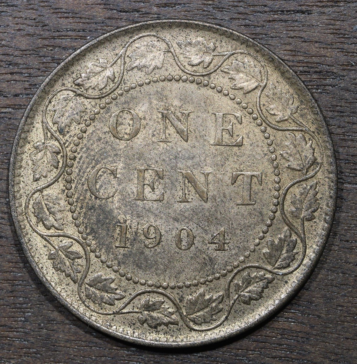 1904 Canada One Cent 1C - Uncirculated Red Brown