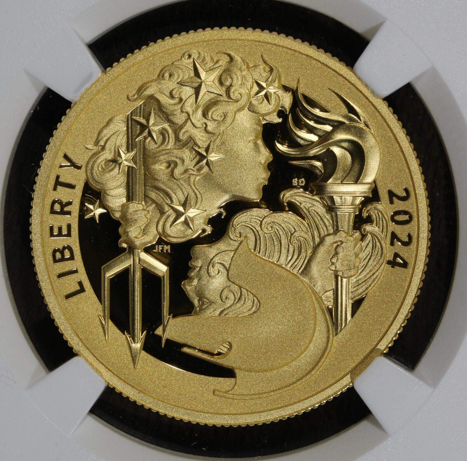 2024-W (PF70) 1 oz $100 Proof Gold Liberty & Britannia NGC - First Releases - US