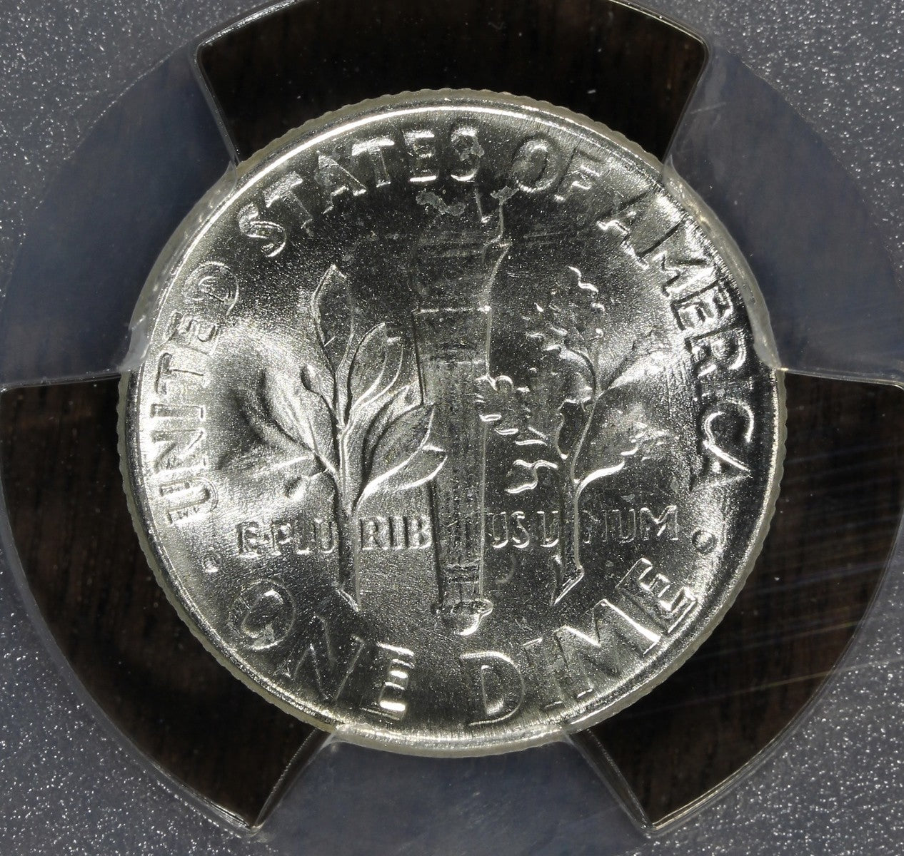 1955 (MS67FB) Roosevelt Silver Dime 10C PCGS - Near Top Pop