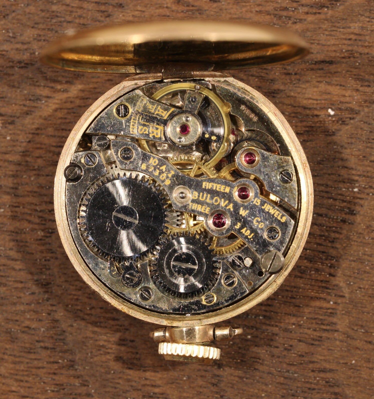 Bulova 10K Gold Filled Vintage Pocket Watch