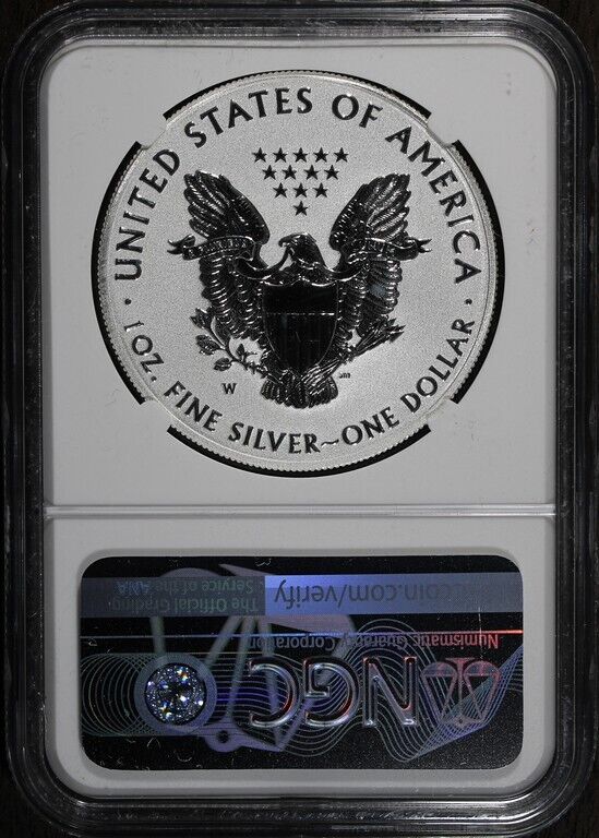 2021-W (Rev PF69) Reverse Proof American Silver Eagle NGC (Type 1) Designer Set
