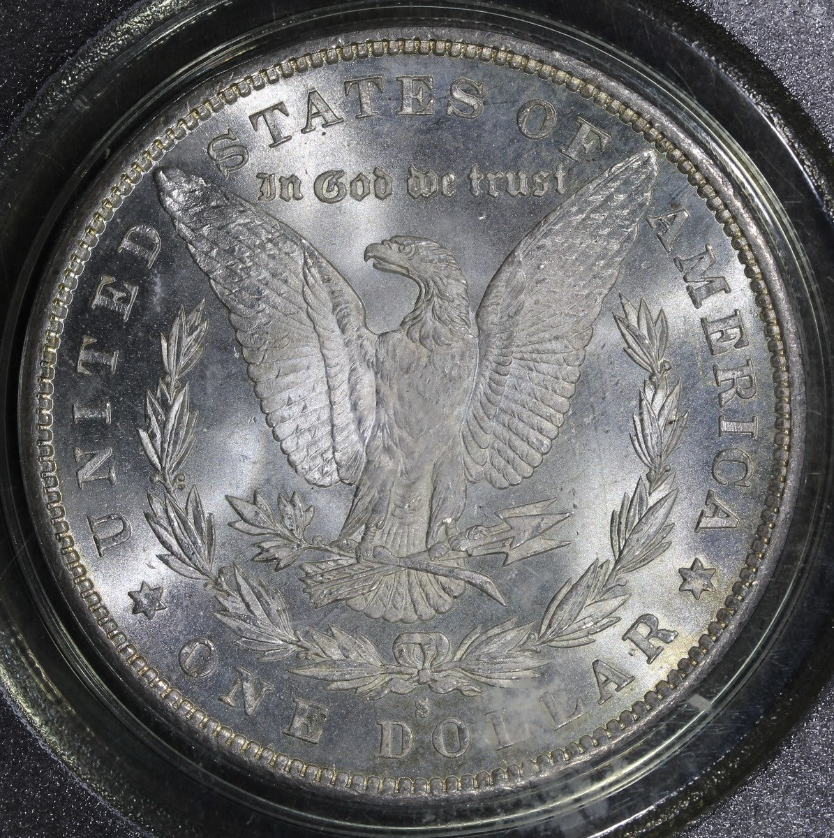 1880-S (MS67 CAC) Morgan Silver Dollar $1 PCGS OGH - Superb Gem