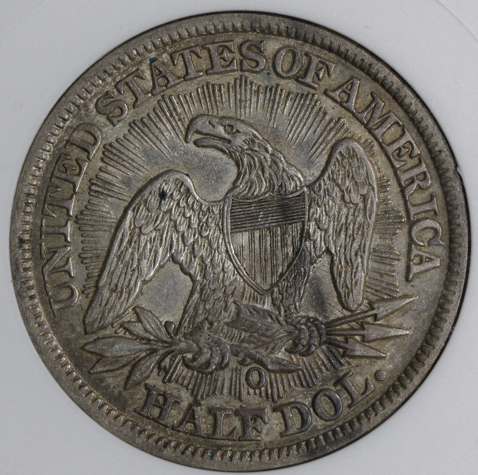 1853-O (AU53) Seated Liberty Half Dollar 50C ANACS Soapbox - Arrows and Rays
