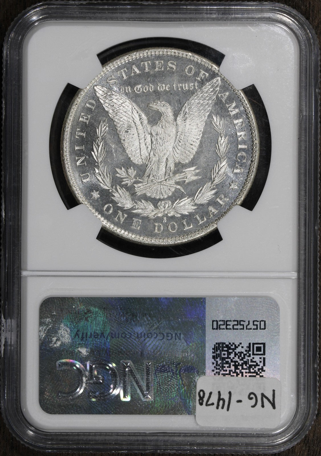 1879-S (MS67) Morgan Silver Dollar $1 NGC - Semi Prooflike