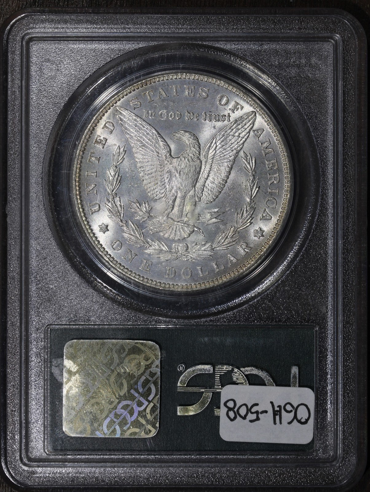 1887/6 (MS65) Morgan Silver Dollar $1 PCGS OGH - Great Overdate