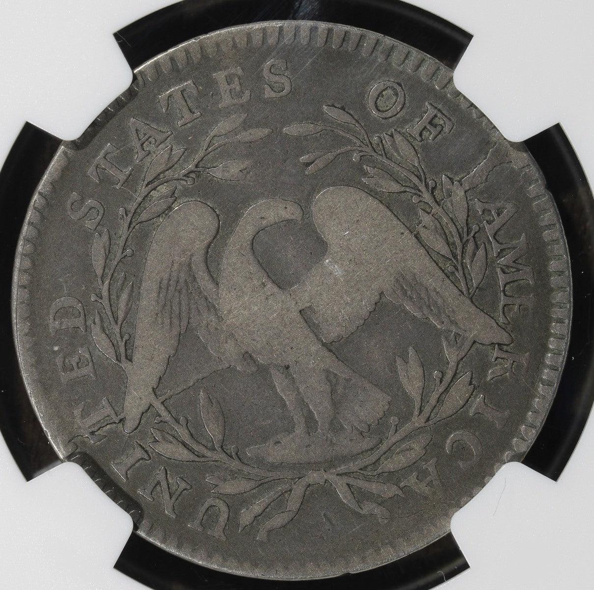 1795 (F12) Flowing Hair Half Dollar 50C NGC - Overton 107A