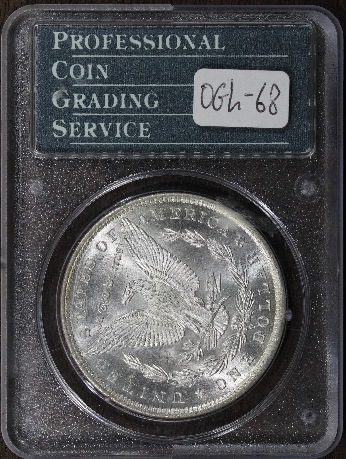1885-O (MS64 CAC) Morgan Silver Dollar $1 PCGS Rattler - Old Holder
