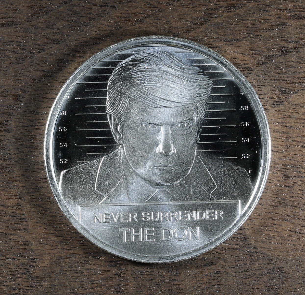 (1) 1 oz Donald Trump President Silver Round - .999 Silver Coin AG - Mug Shot