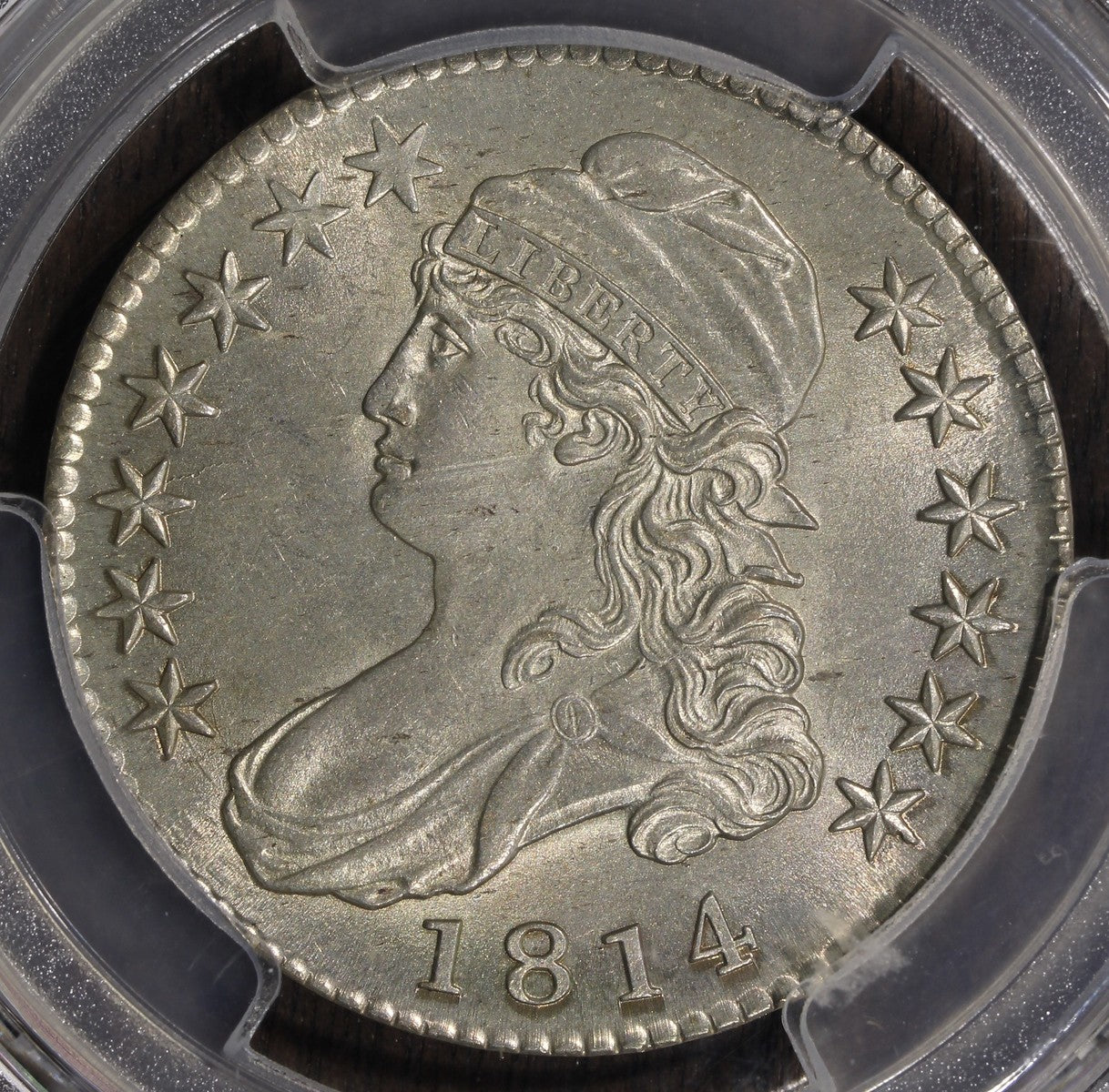 1814 (MS62) Capped Bust Half Dollar 50C PCGS - D.L Hansen Collection
