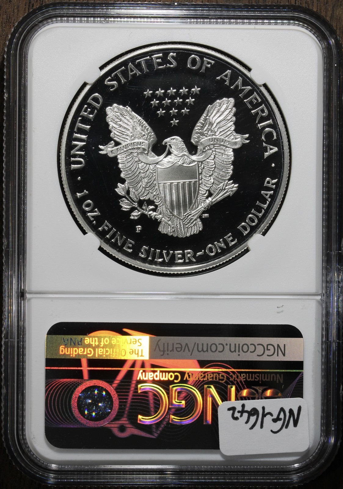 1997-P (PF70 Ultra Cameo) Proof American Silver Eagle $1 ASE NGC