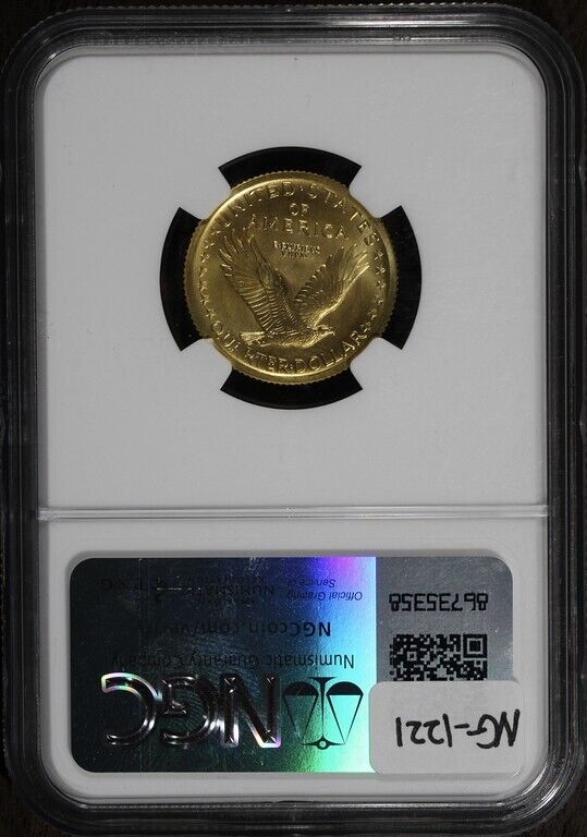 2016-W (SP70) GOLD Standing Liberty Quarter NGC 25c 1/4 oz Gold