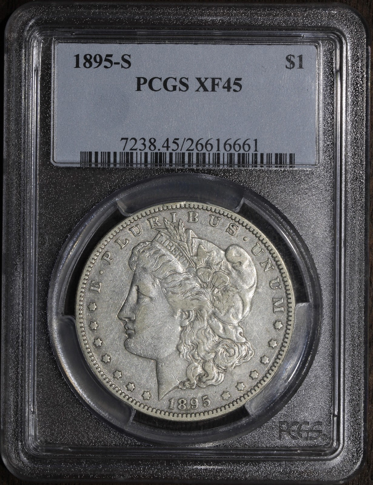 1895-S (XF45) Morgan Silver Dollar $1 PCGS - Key Date