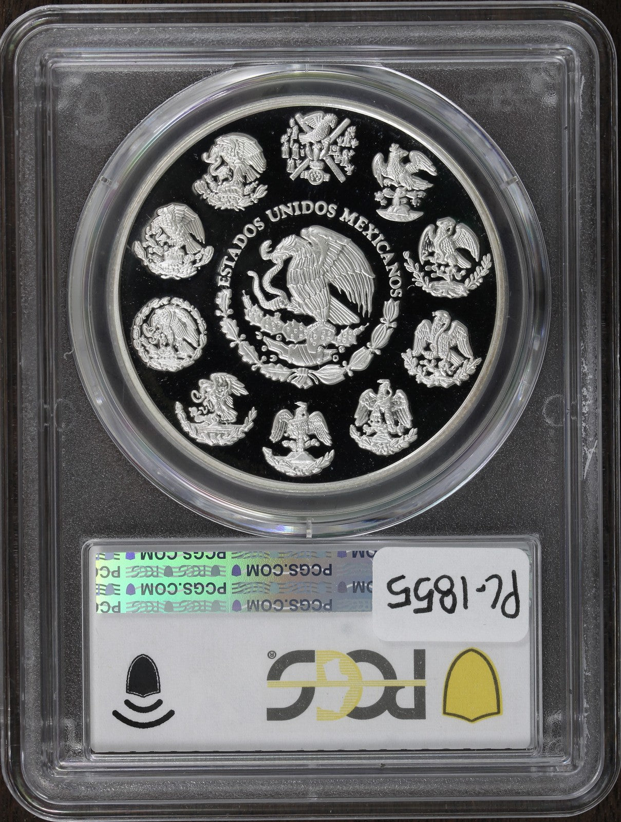 2004-Mo (PR68 DCAM) Proof Silver 1 oz Mexico Libertad Onza PCGS
