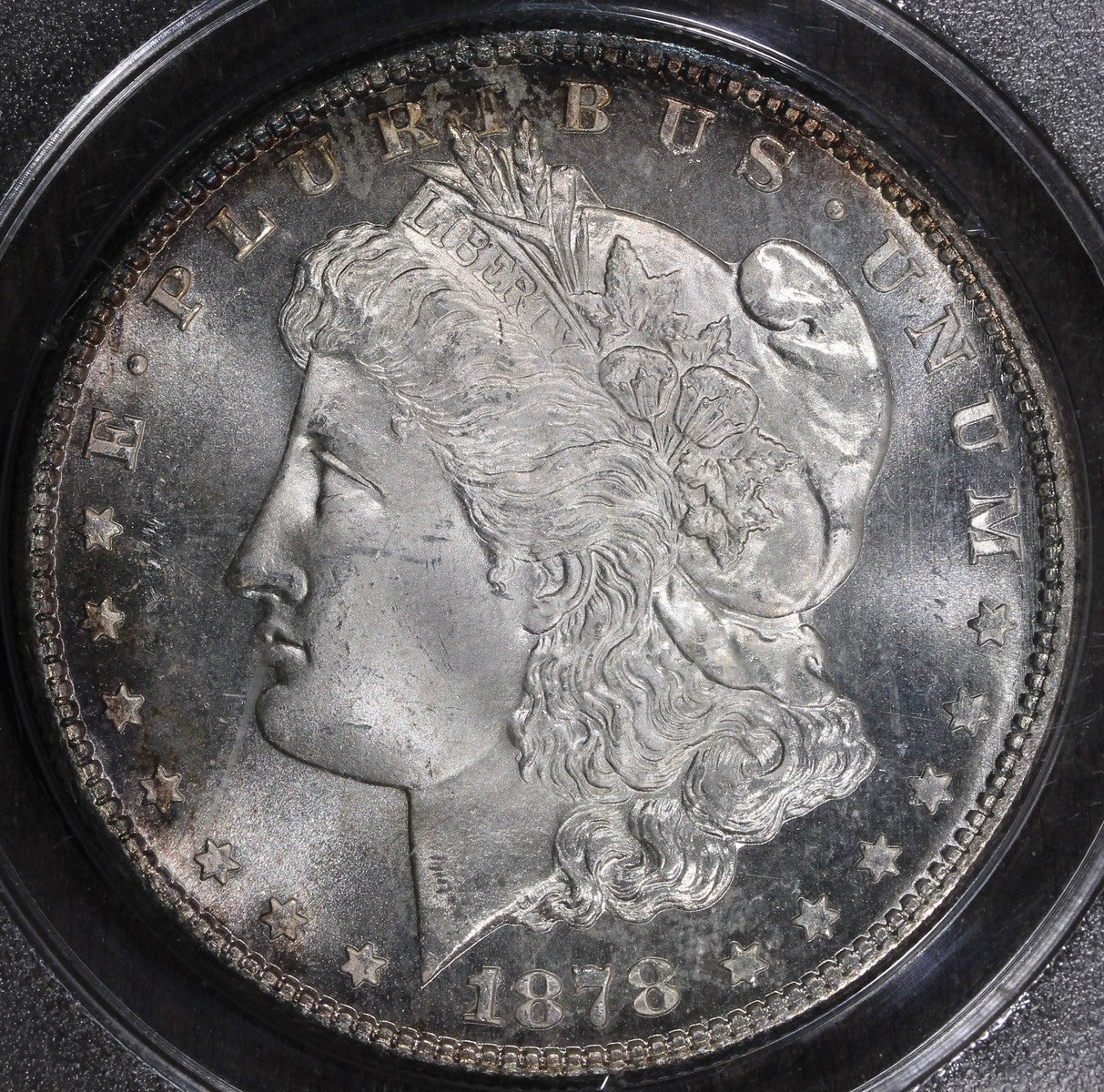 1878-S (MS64) Morgan Silver Dollar $1 PCGS OGH RATTLER - Undergraded