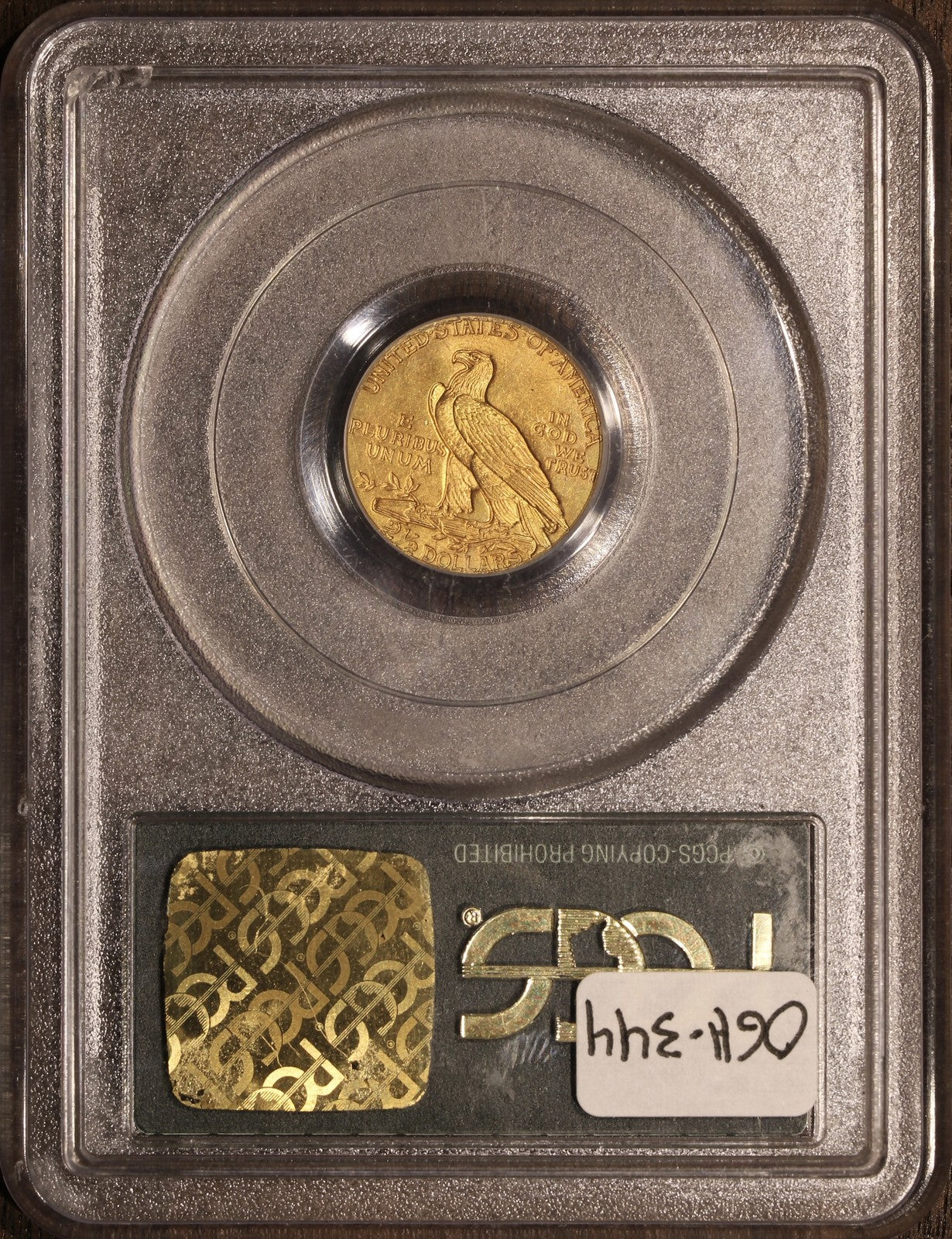 1927 (MS63 CAC) Indian Head Quarter Eagle $2.50 Gold PCGS OGH
