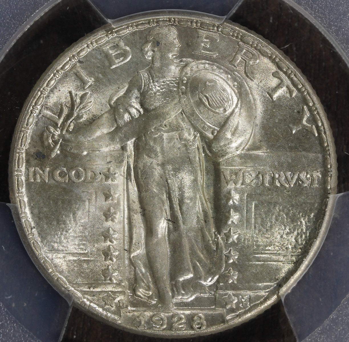 1928-D (MS65) Standing Liberty Quarter 25C PCGS - GEM SLQ