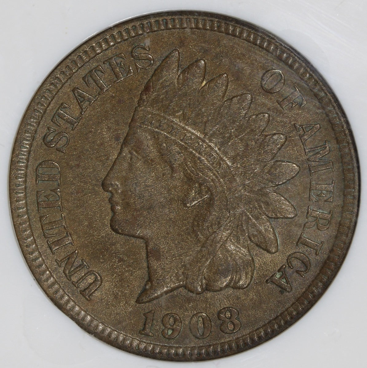 1908-S (MS63 BN) Indian Head Cent 1C IHC NGC - Key Date!