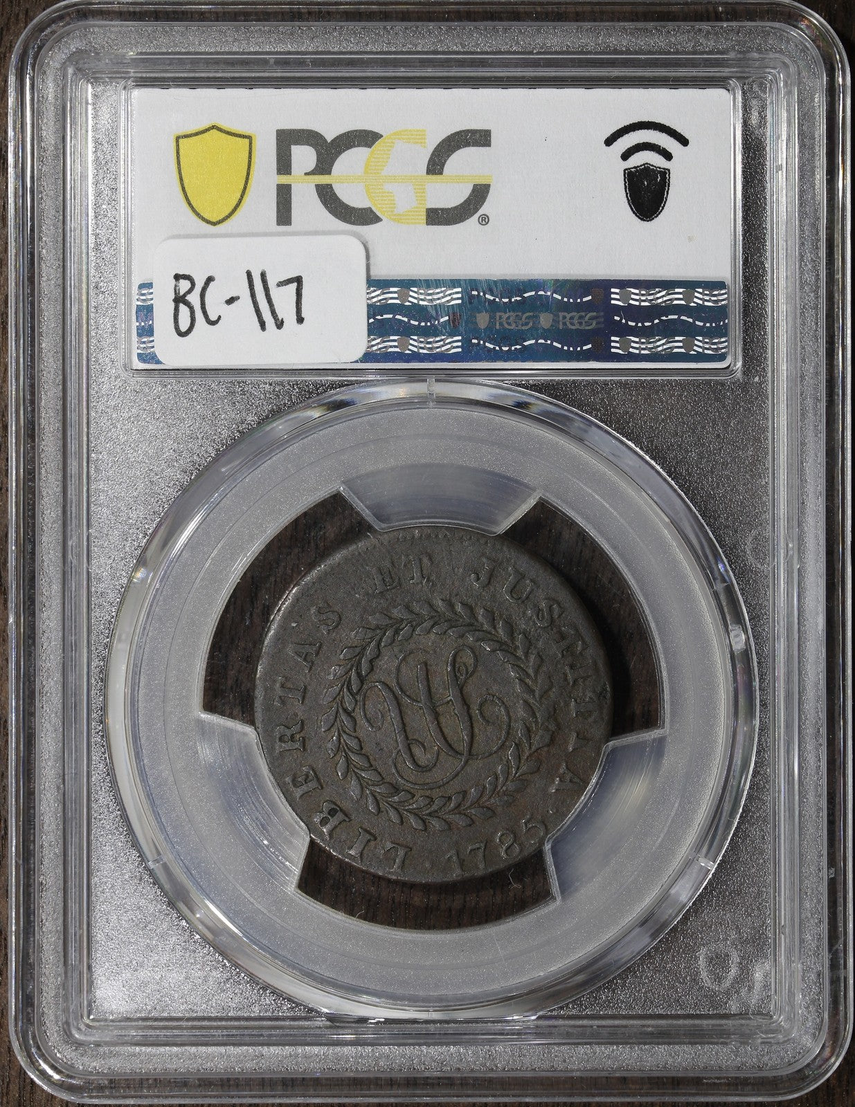 1785 (AU50) Nova Constellatio Pointed Rays Crosby 4-D 1/2P PCGS - Colonial