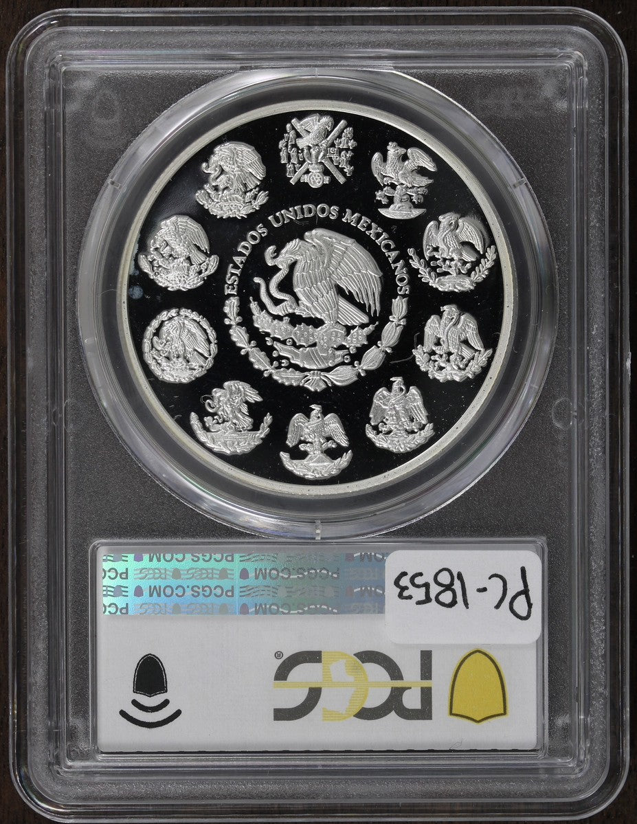 2002-Mo (PR68 DCAM) Proof Silver 1 oz Mexico Libertad Onza PCGS