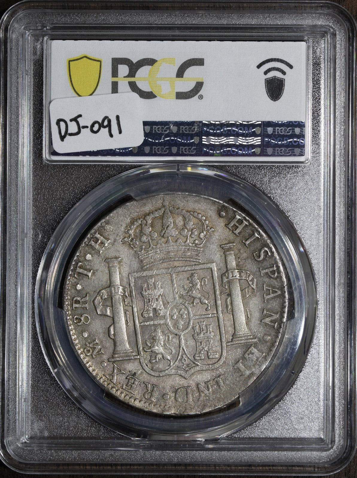 1806-Mo (AU53) Mexico Silver 8 Real 8R PCGS - Nice Original Tone