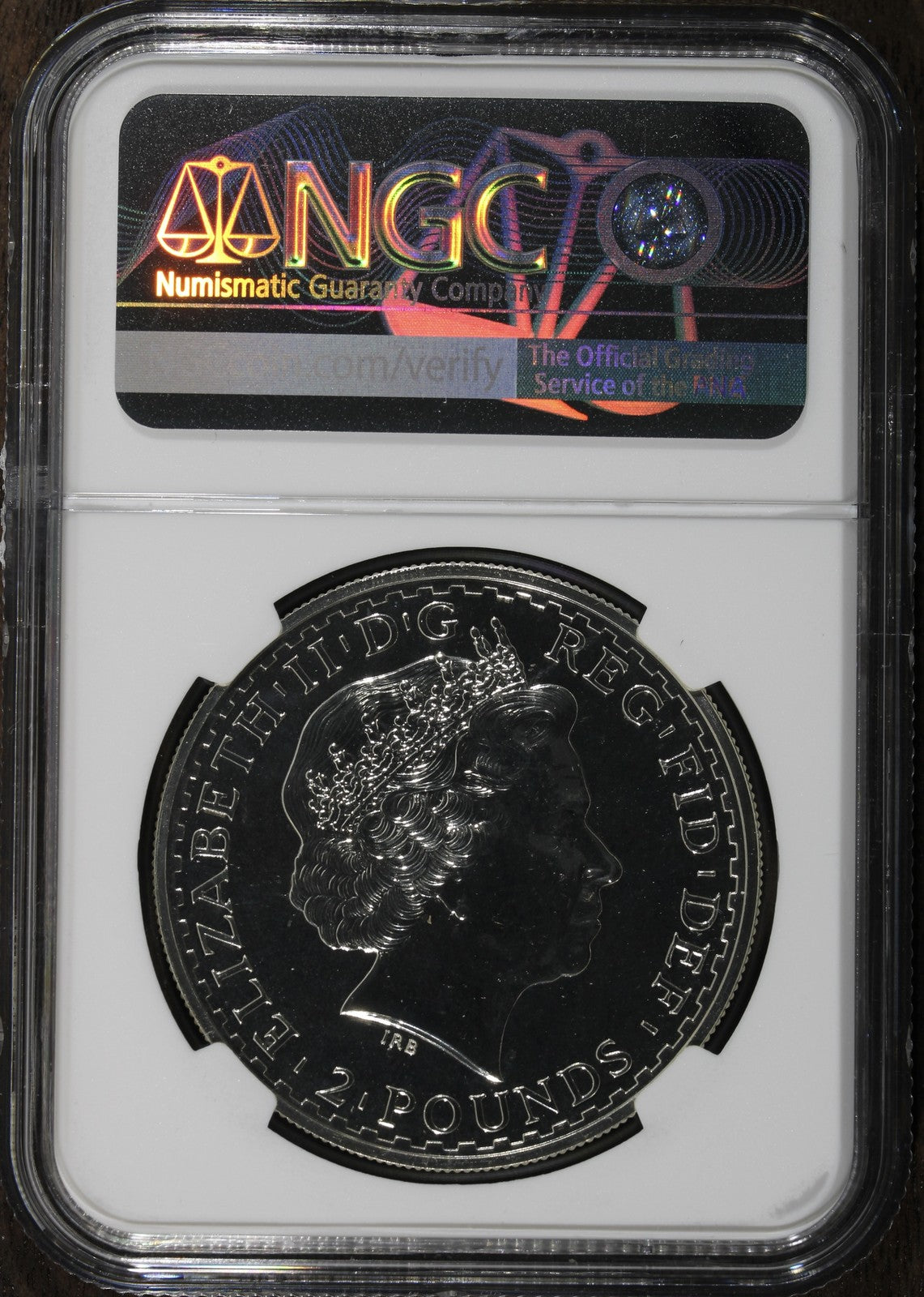 2003 (MS69 DPL) 1 oz Silver Great Britain Britannia £2 NGC