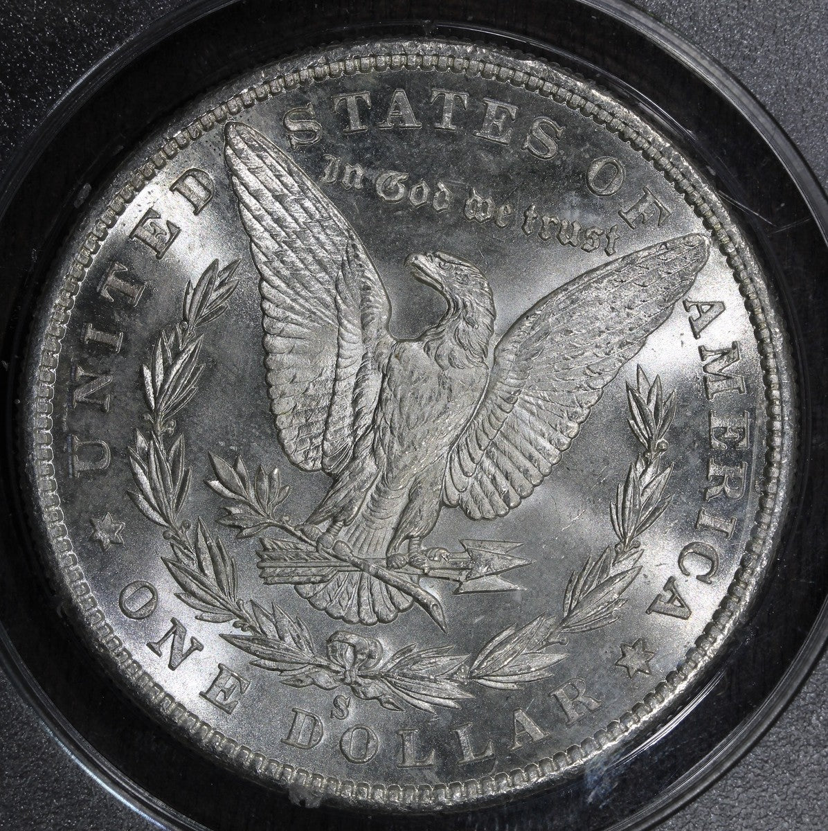 1880-S (MS65) Morgan Silver Dollar $1 PCGS Rattler - 109 Rattler!