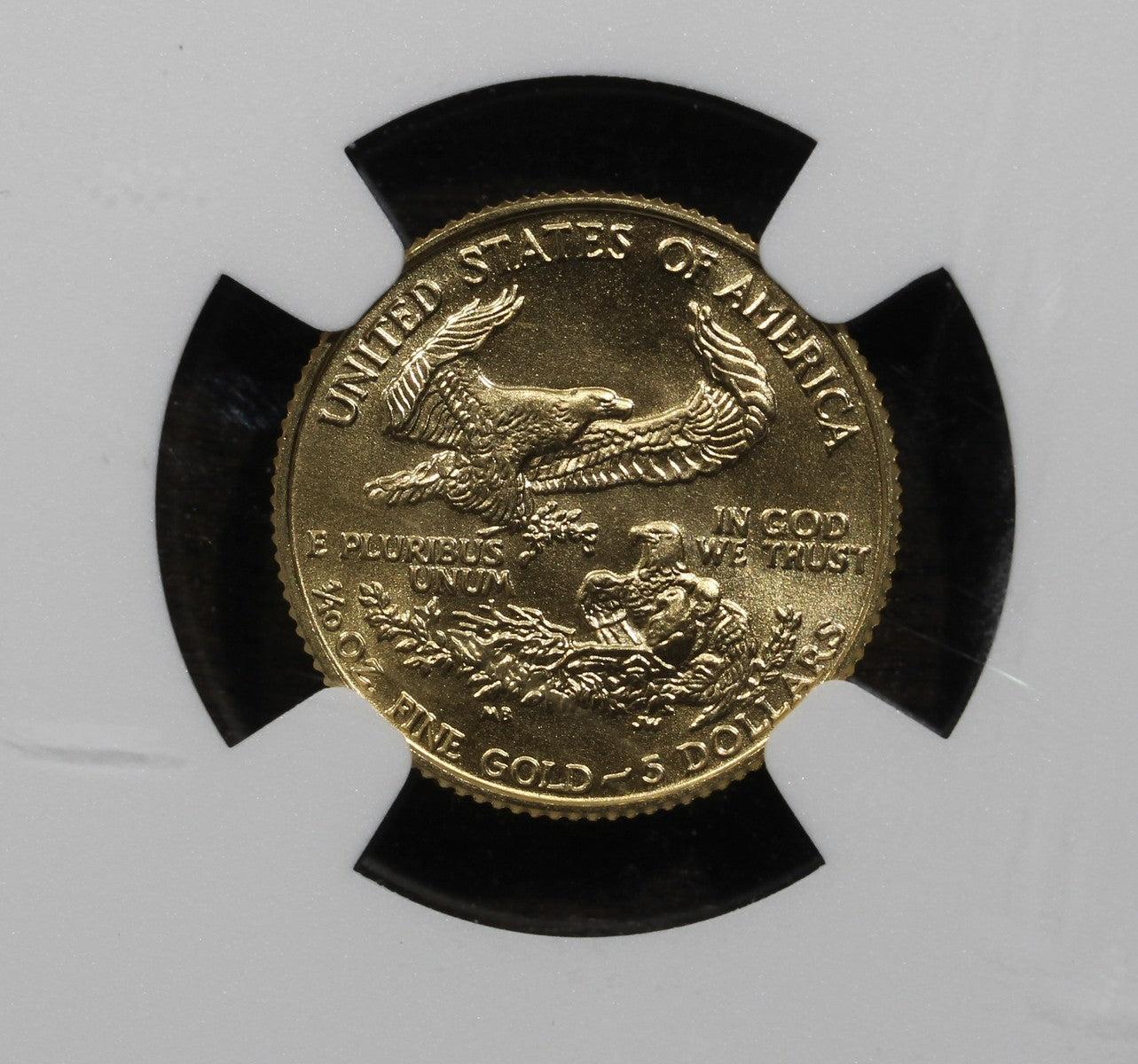 1989 (MS69) 1/10 oz American Gold Eagle $5 NGC
