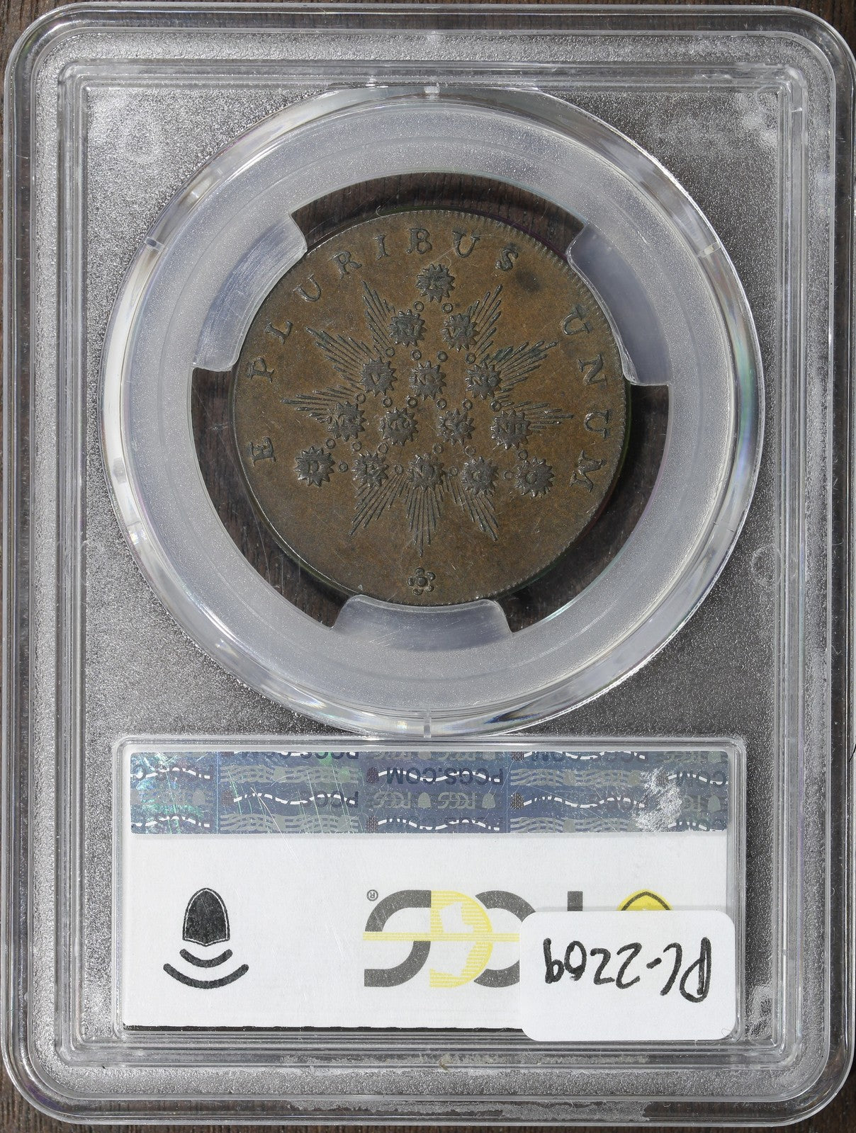 1790s (MS61BN) Kentucky Token Plain Edge 1/2P PCGS