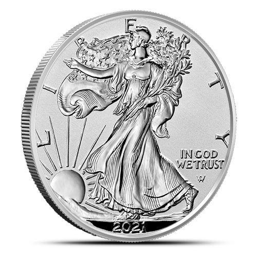 2021 Reverse Proof American Silver Eagle 1 oz Two (2)-Coin Set Designer Edition