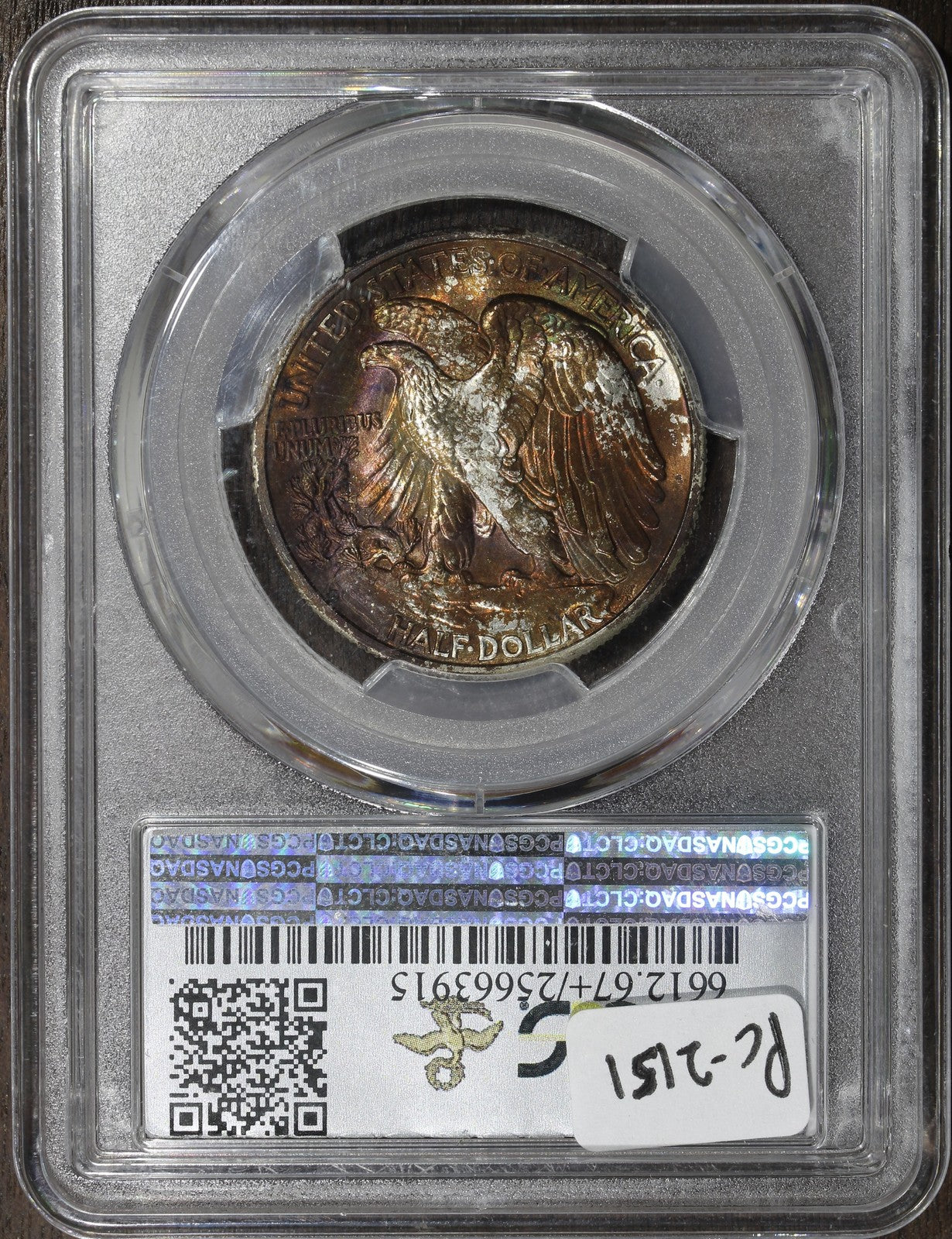 1941-D (MS67+ PLUS) Walking Liberty Half Dollar 50C PCGS