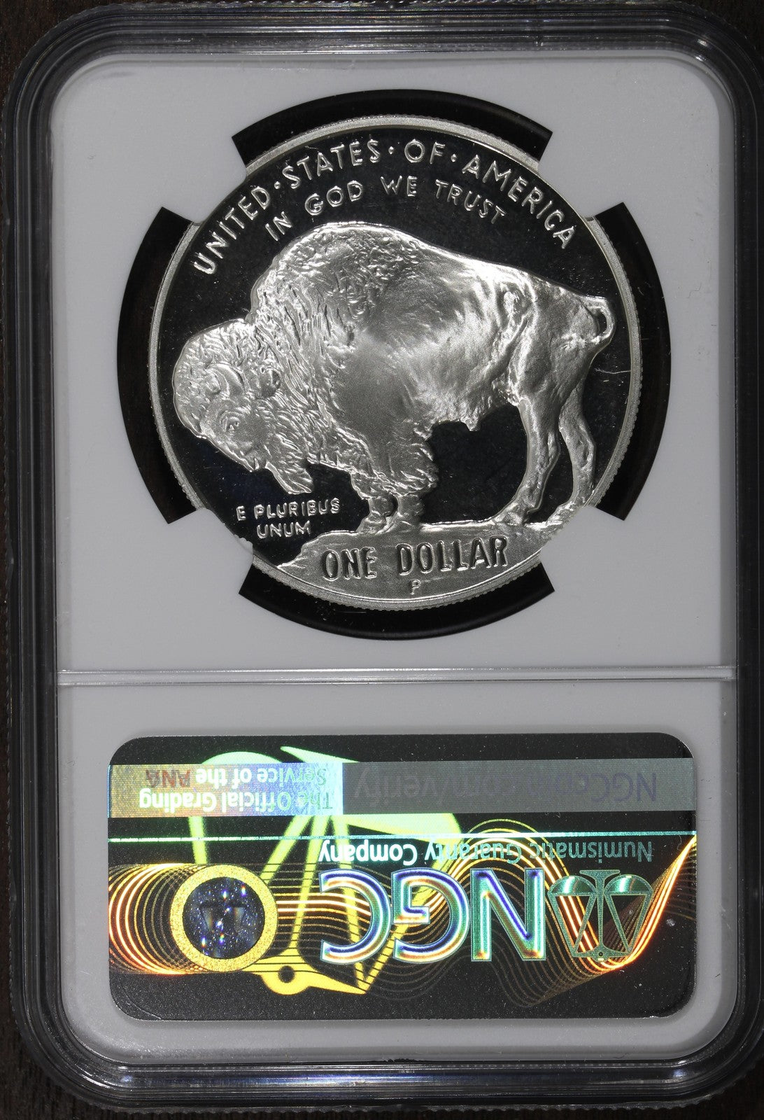 2001-P (PF69) Proof Buffalo Silver Dollar $1 NGC