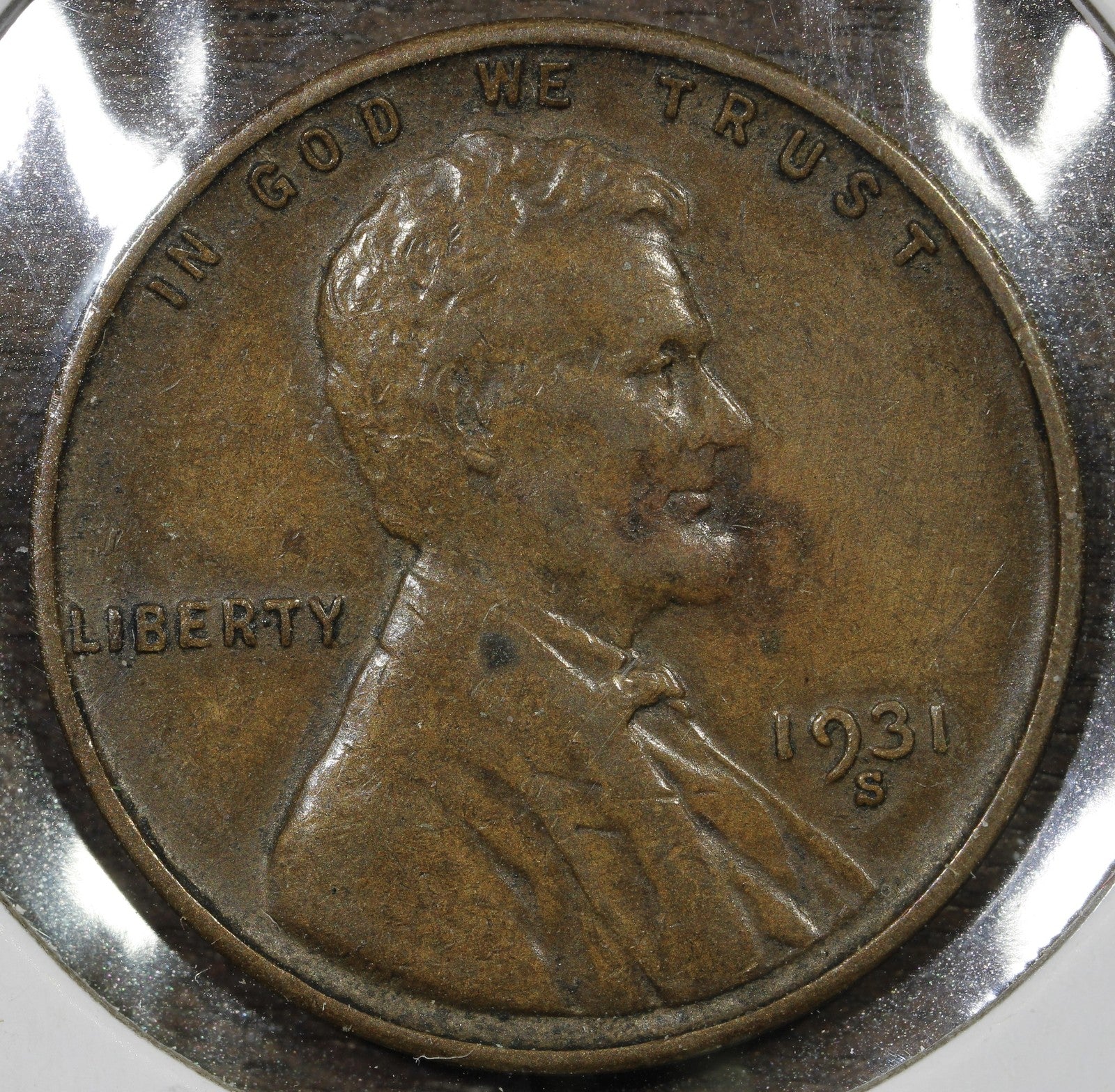 1931-S Lincoln Wheat Cent 1C - KEY DATE XF