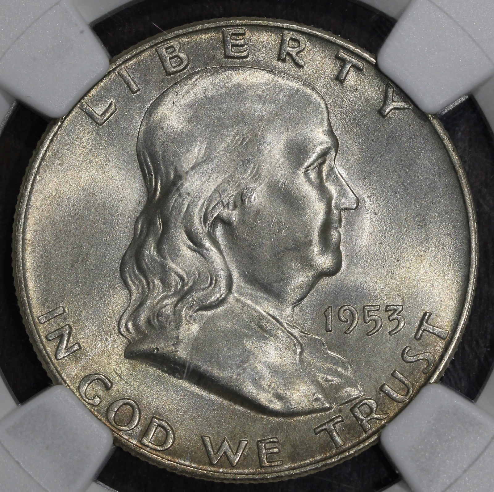1953-D (MS66 FBL) Franklin Half Dollar 50C NGC