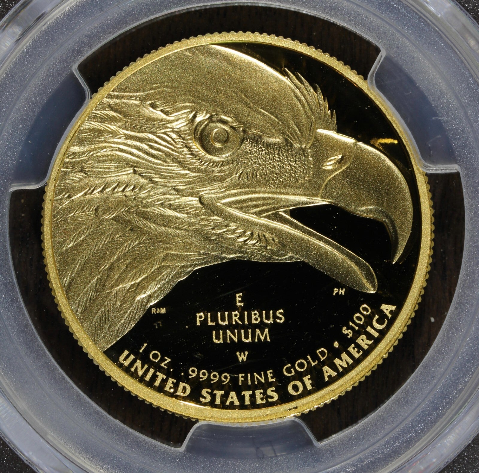 2021-W (PR70) 1 oz High Relief Proof Gold American Liberty $100 PCGS - Bronco