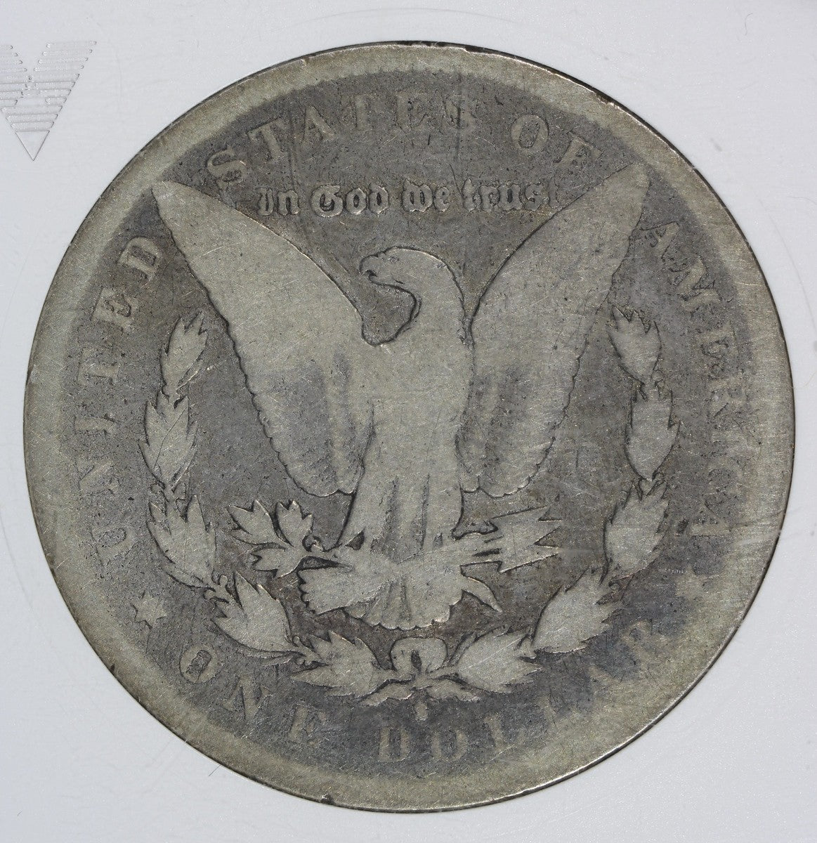 1893-S (AG3) Morgan Silver Dollar $1 ANACS Soapbox - Old Holder, Nice Tone