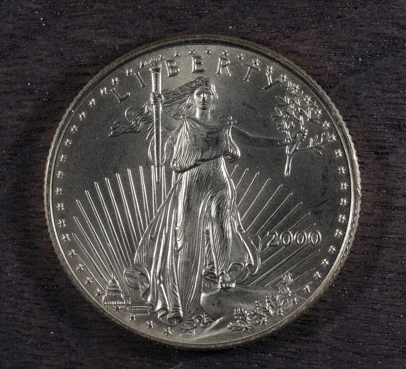 2000 $25 1/2 Oz American Gold Eagle - BU Uncirculated Key Date