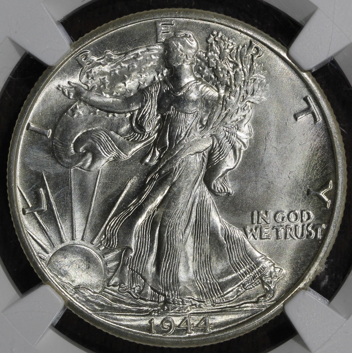 1944-D (MS67+ CAC) Walking Liberty Half Dollar 50C NGC - Superb Gem
