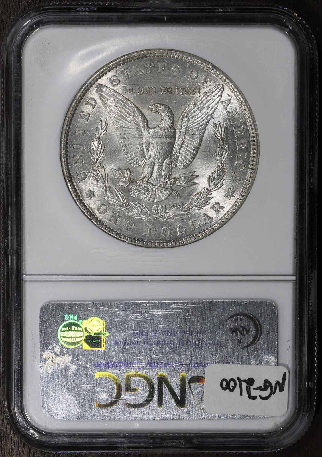 1901 (MS61) Morgan Silver Dollar $1 NGC