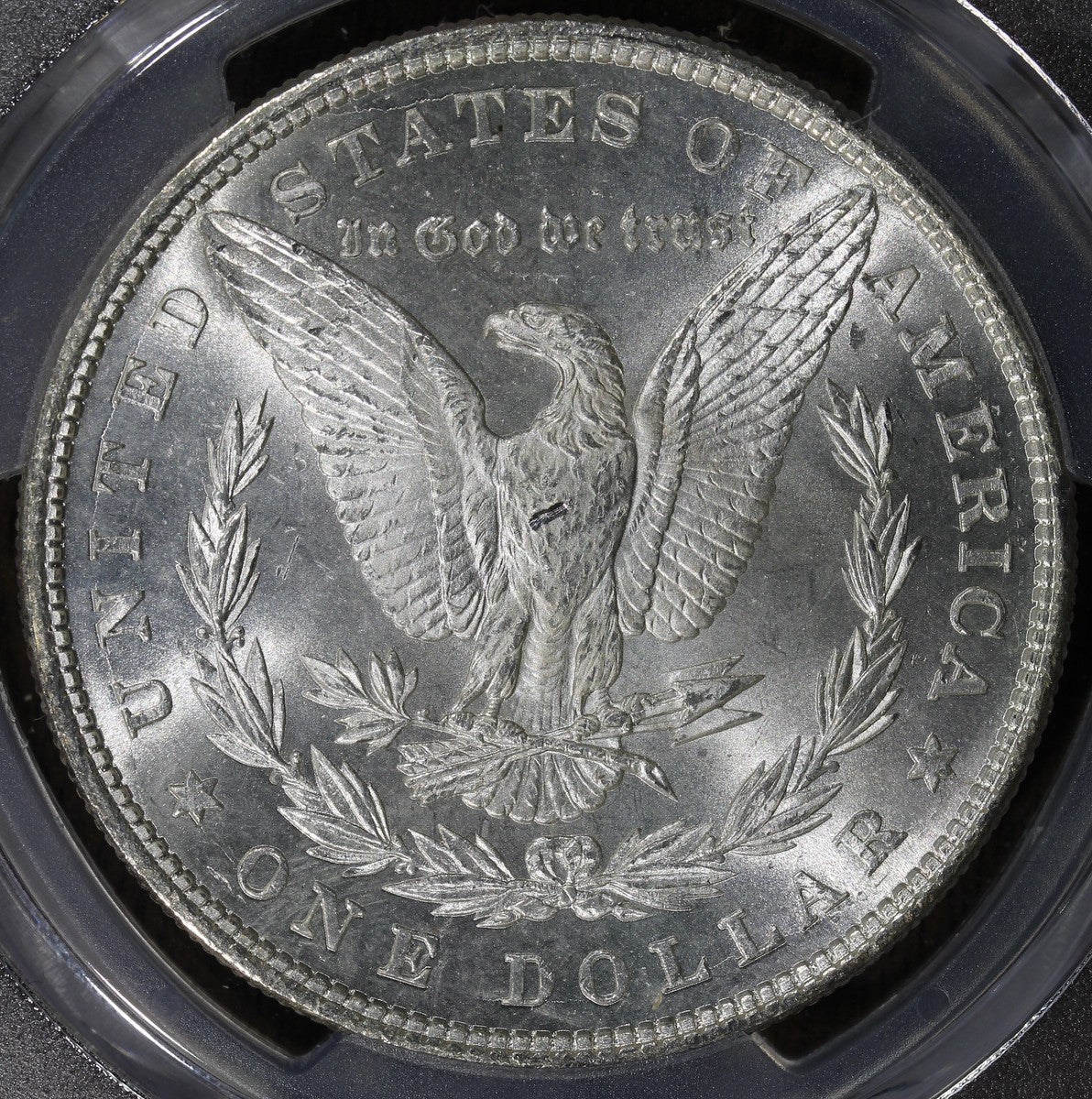 1878 7TF (MS63 CAC) Morgan Silver Dollar $1 PCGS - Reverse of 1879, Rev 79