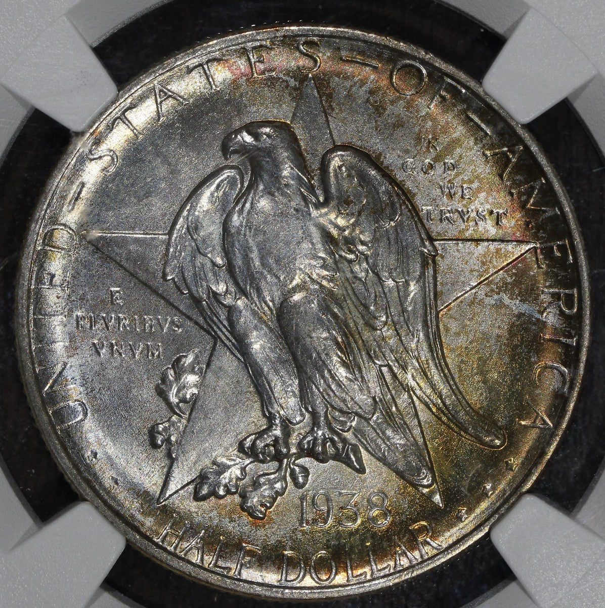 1938 (MS67+ CAC) Texas Centennial Commemorative Half Dollar 50C NGC - PLUS