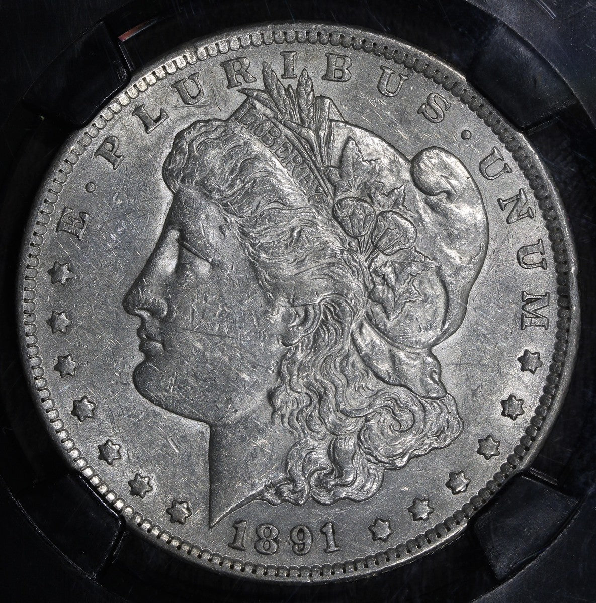 1891-CC (AU50) Morgan Silver Dollar $1 NGC - Spitting Eagle