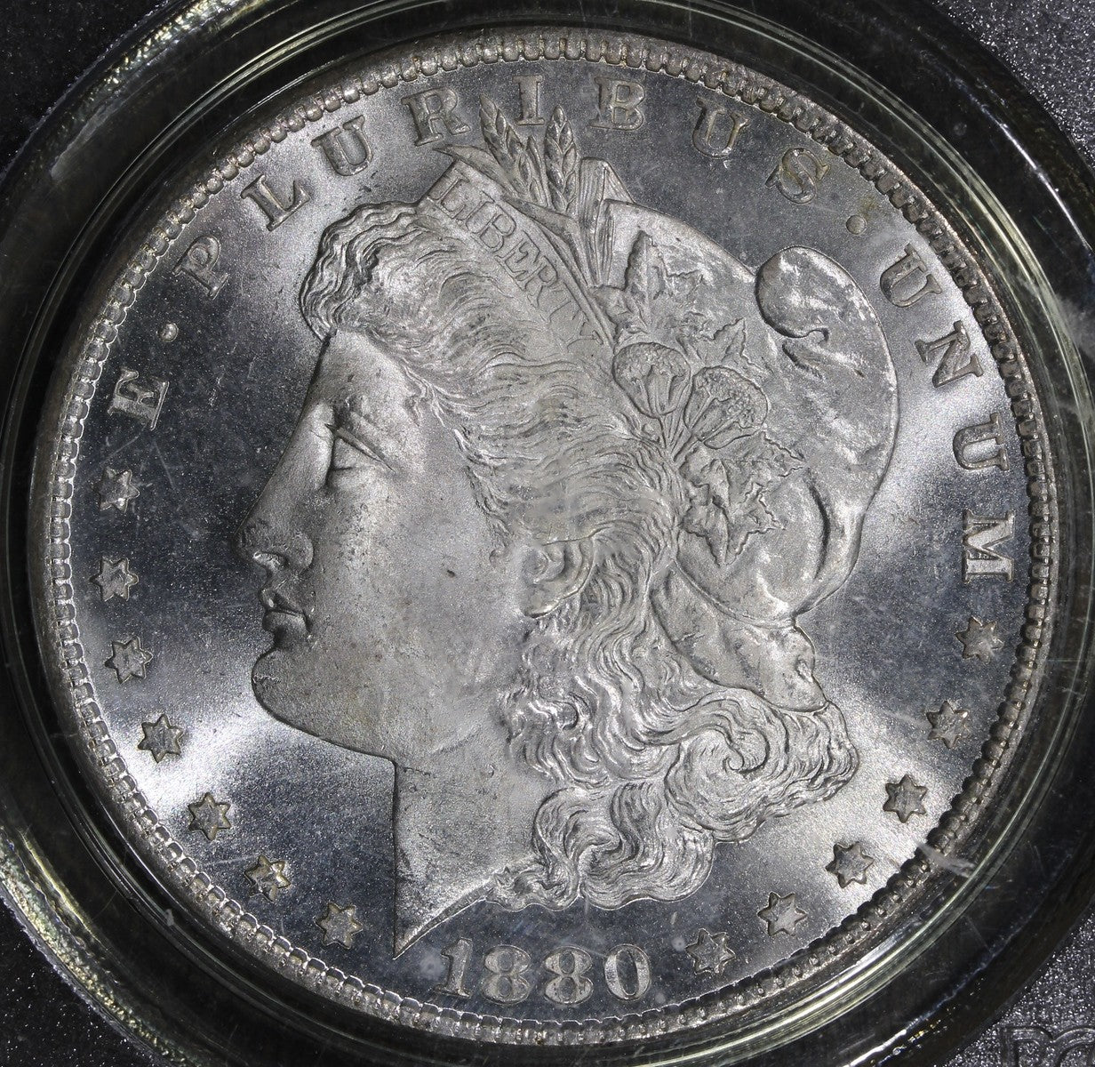1880-S (MS67 CAC) Morgan Silver Dollar $1 PCGS OGH - Superb Gem