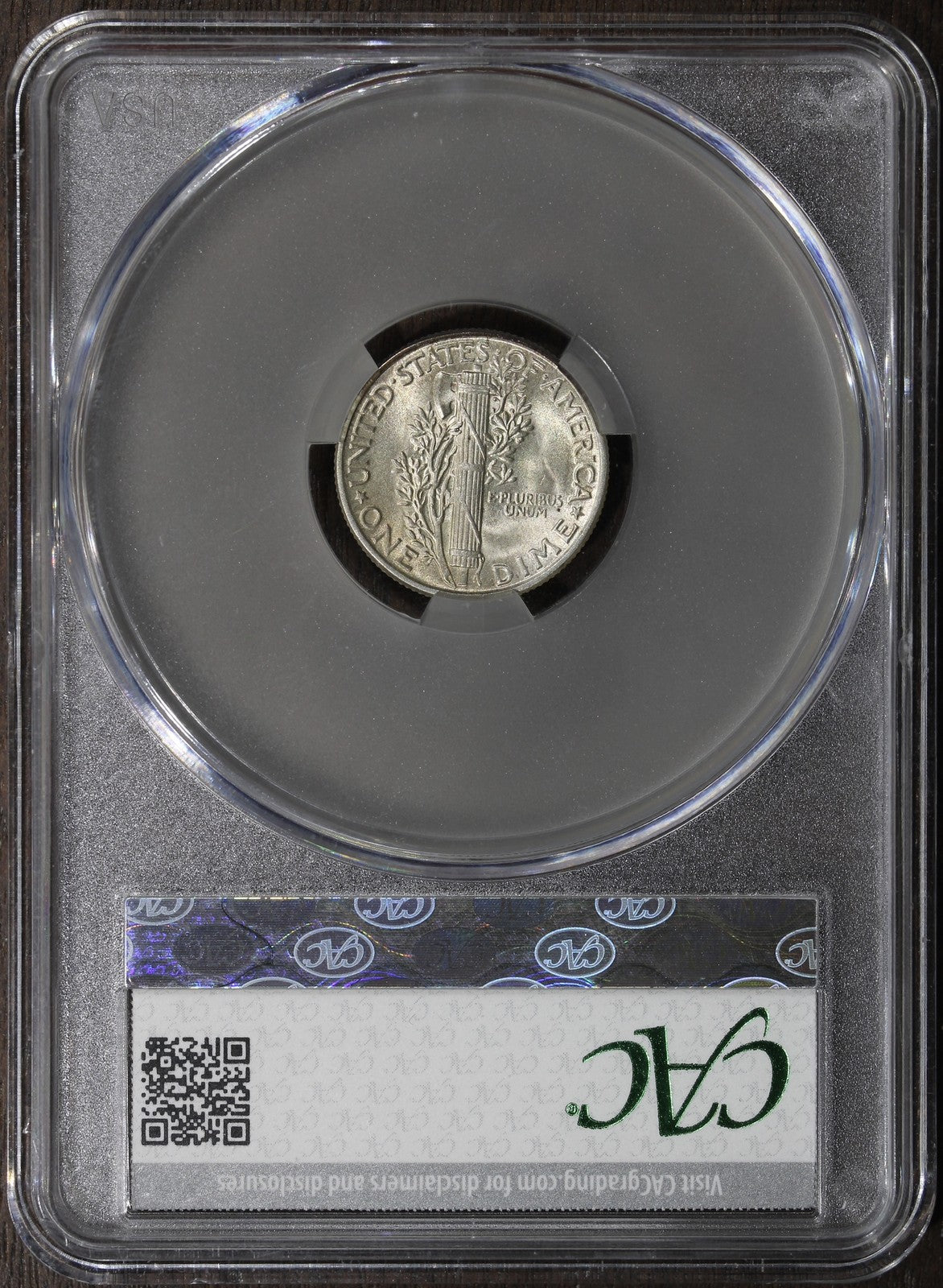 1945 (MS64 CAC) Mercury Dime 10C CACG