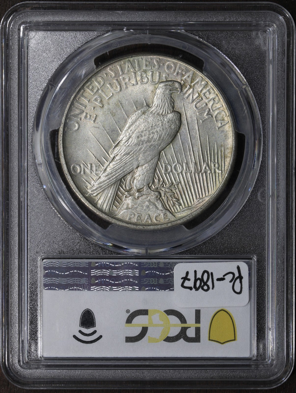 1921 (MS62) High Relief Peace Silver Dollar $1 PCGS