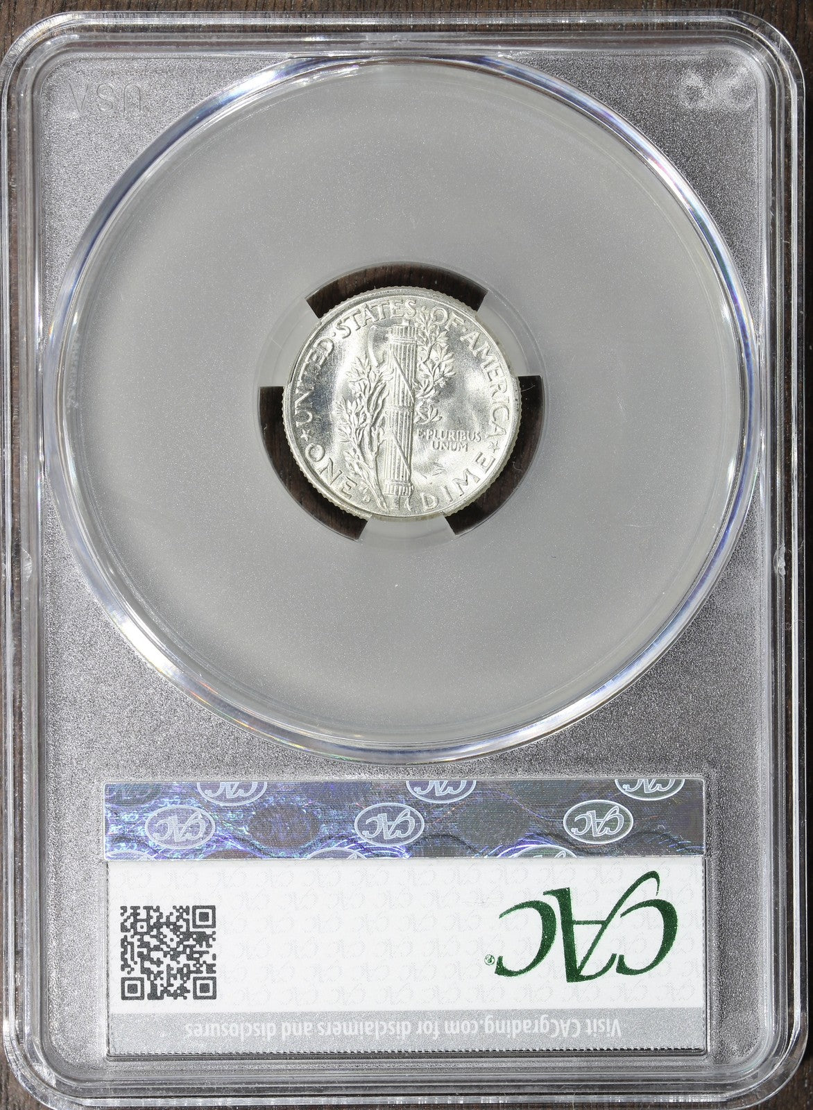 1939-D (MS64 CAC) Mercury Dime 10C CACG